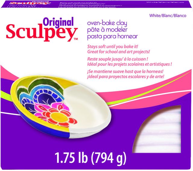 Sculpey 1.75Lb Oven Bake Clay In White