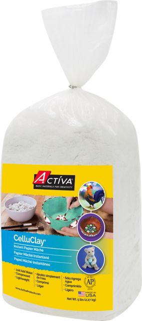 Celluclay Instant Papier Mache White Pack 5 Lb