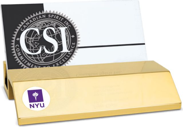 CSI Gold  Card Holder With  Colored Medallion - ONLINE ONLY