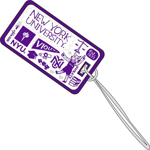 New York University Julia Gash Luggage Tag