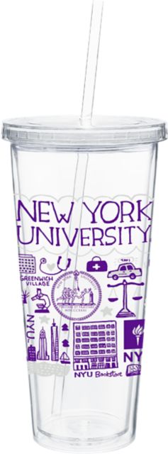 New York University 20 oz. Tumbler