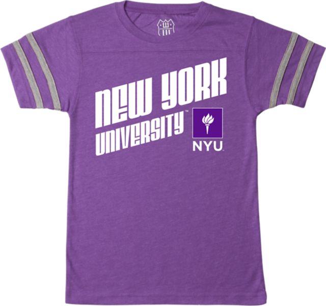 New York University Youth Boy's Backfield Short Sleeve T-Shirt