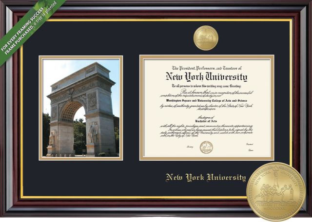 New York University 12x15 Diploma Frame