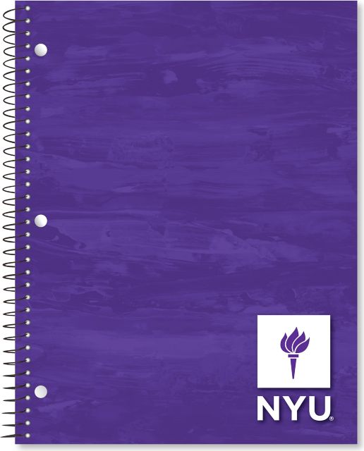 New York University 1 Subject 70 Sheet Notebook
