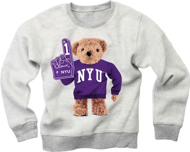 New York University Boy's Teddy Crewneck