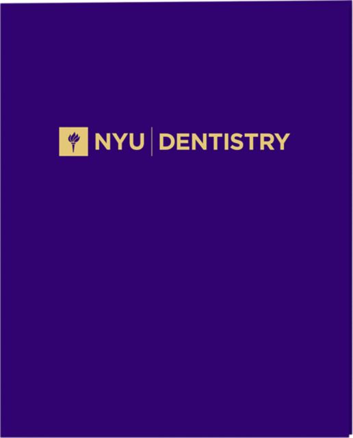 New York University Dentistry 2 Pocket Folder