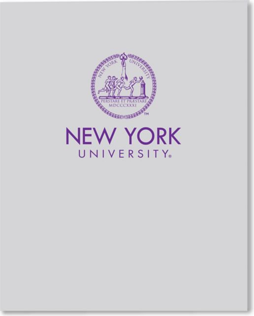 New York University 2 Pocket Folder