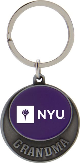 New York University Grandma Keychain
