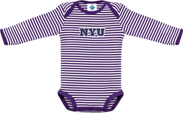 INF STRIPED L/S ON/PURPL/3-6MO