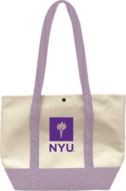New York University Heavyweight Snap Tote Bag