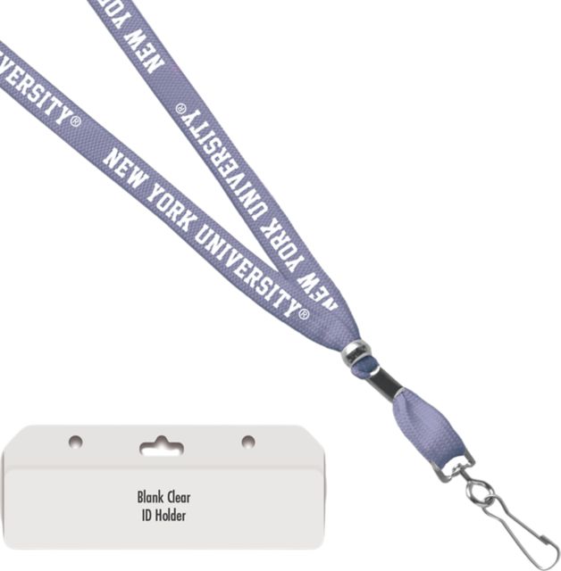 New York University Card Dispenser Lanyard