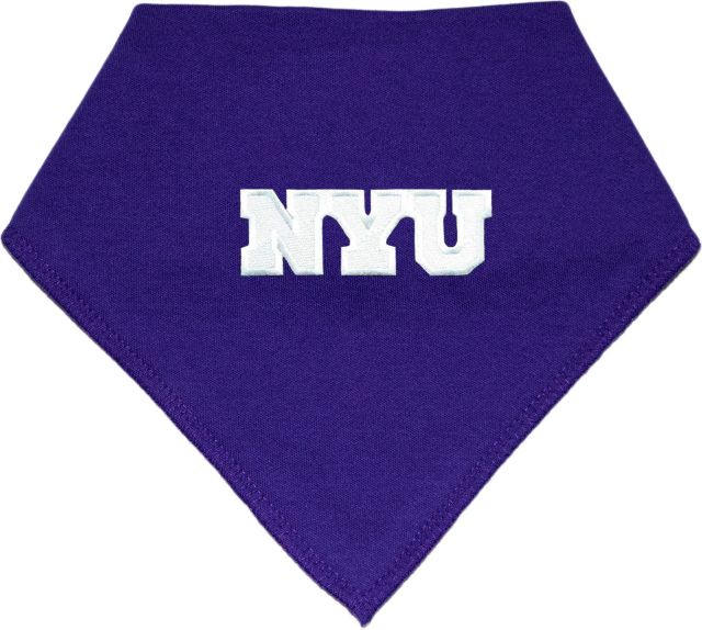 New York University Bandana Bib