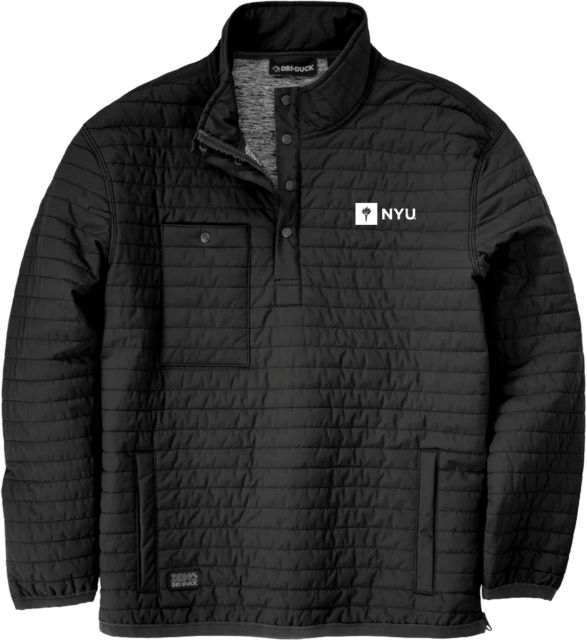 New York University Dri-Duck Keystone Quilted Button Pullover