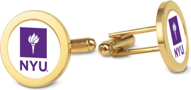 CSI Gold Cufflinks (Gift Boxed) With Colored Medallion - ONLINE ONLY