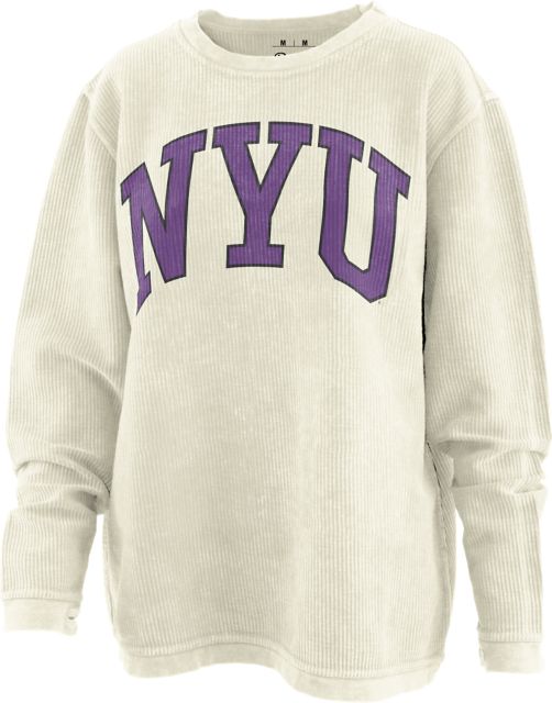 New York University Women's Corded Crewneck Sweatshirt