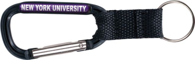 New York University Carabiner Keychain