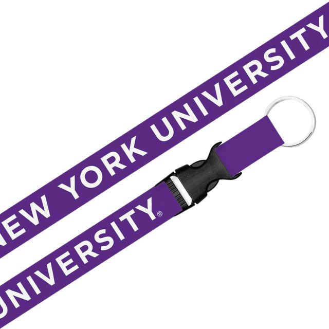 New York University Lanyard with Buckle