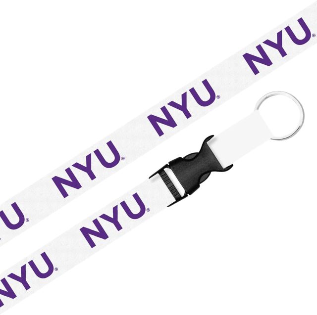 New York University Lanyard with Buckle
