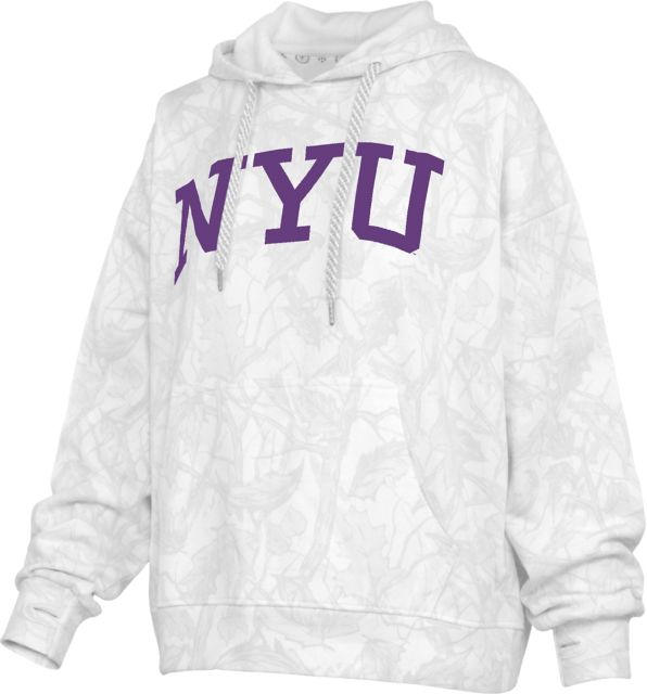 New York University Women's Camo Hooded Sweatshirt