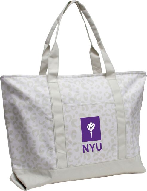New York University Leopard Tote