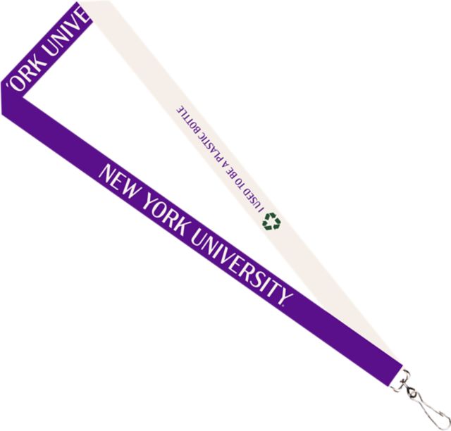 New York University Recycled Lanyard