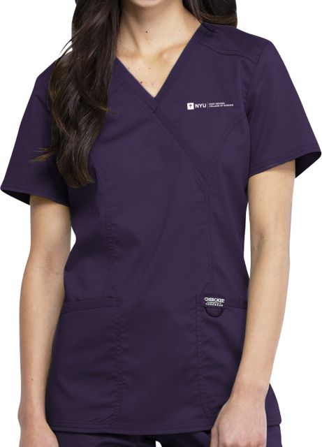 New York University Nursing Women's Scrub Top