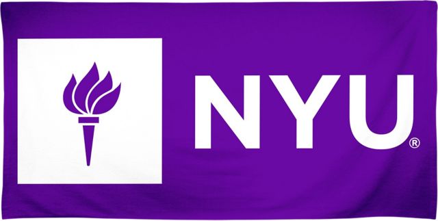 New York University 30 x 60 Beach Towel