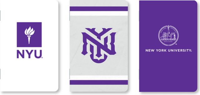 New York University Mini Notebook - 3 Pack