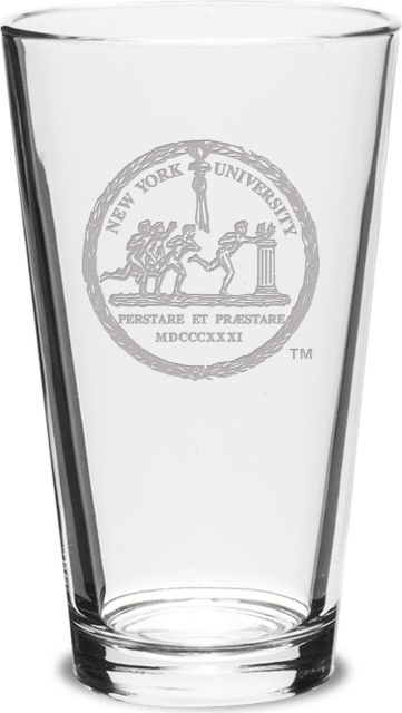 New York University 16 oz. Mixing Glass