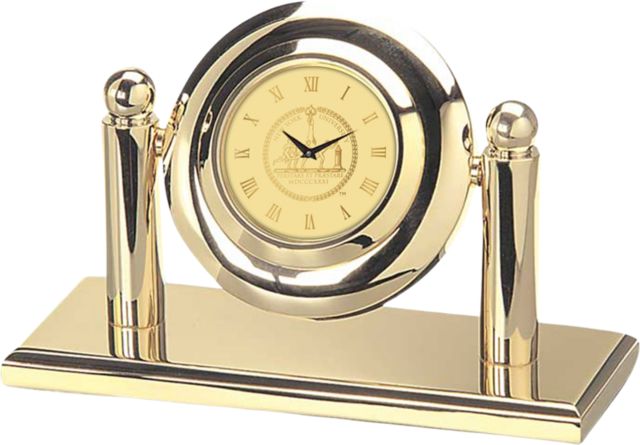 (A33)DESK CLOCK/AR/GOLD/    ./