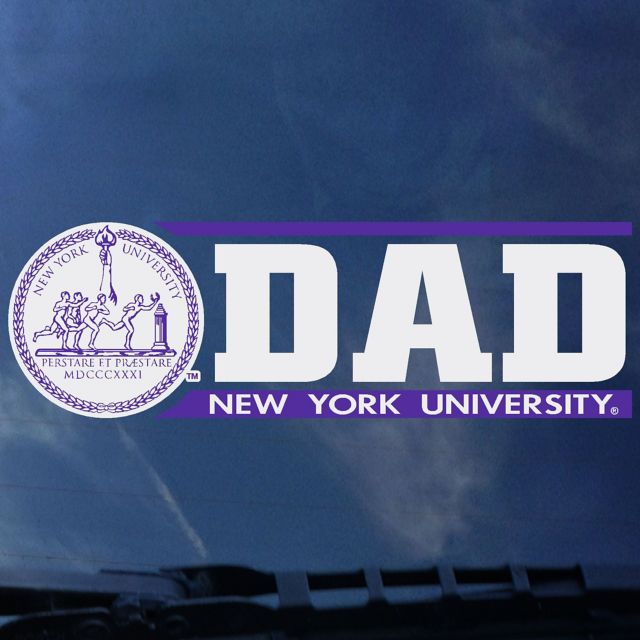 New York University Dad Decal