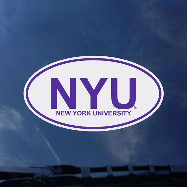 New York University Oval Decal