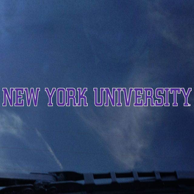 New York University Strip Decal