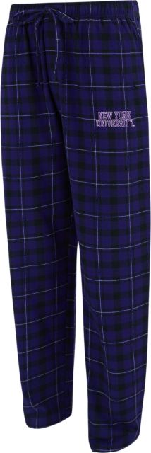 New York University Flannel Pants