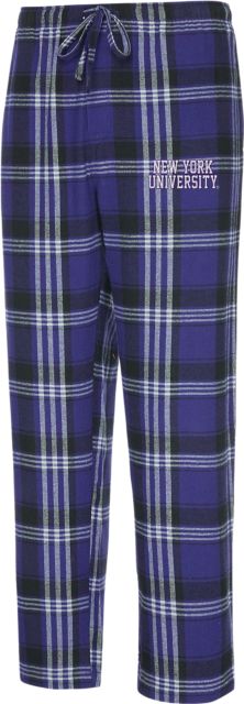 New York University Flannel Pants