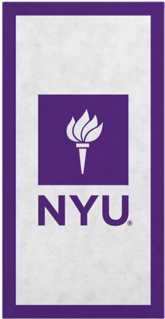 New York University 18'' x 36'' Banner
