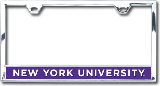 New York University License Plate Frame