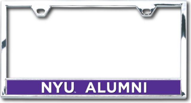 New York University Alumni License Plate Frame
