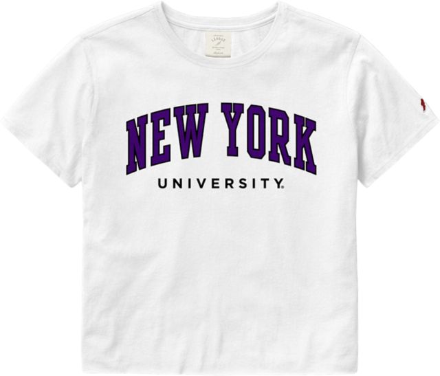 New York University Women's Crop Short Sleeve T-Shirt