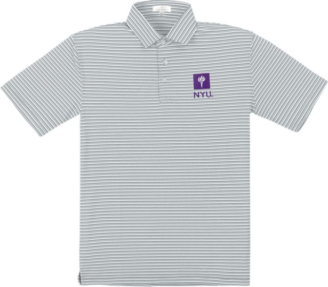 New York University Performance Stripe Polo
