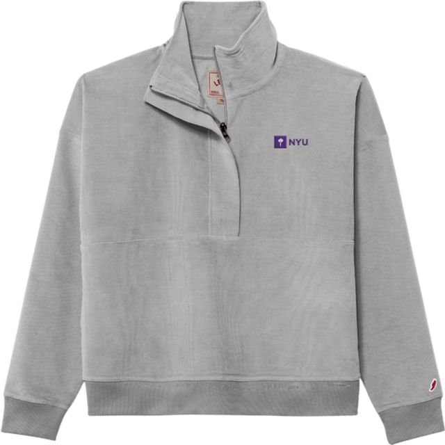 New York University Women's Corded 1/2 Zip