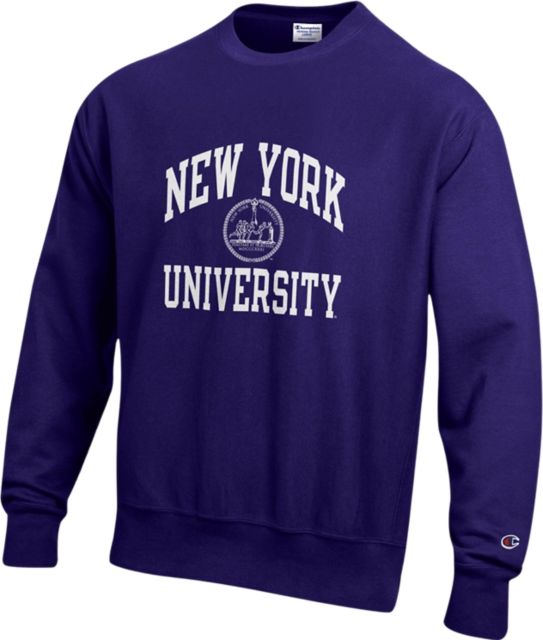 New York University Reverse Weave Crewneck Sweatshirt New York University