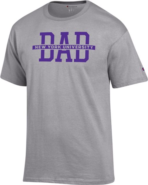 New York University Dad Short Sleeve T-Shirt