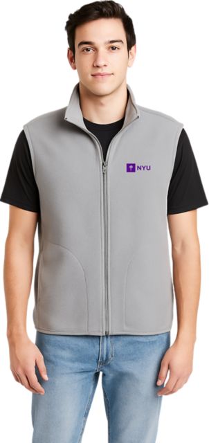 New York University Full Zip Vest
