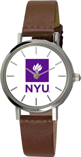 New York University 28 mm Ladies Leather Watch