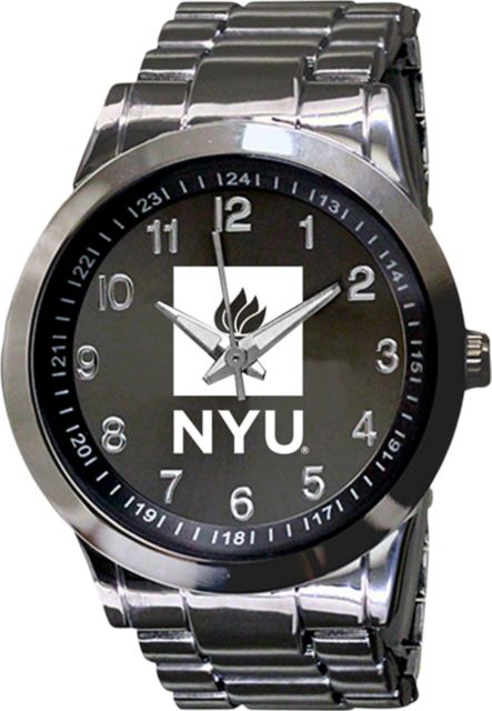 New York University 44mm Men's Metal Watch