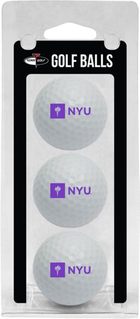 New York University Golf Balls 3 Pack