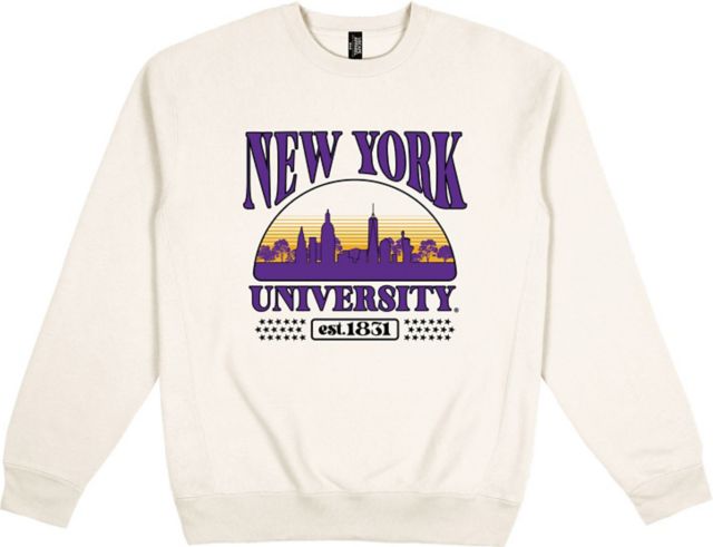 New York University Heavy Weight Crewneck Sweatshirt - ONLINE ONLY