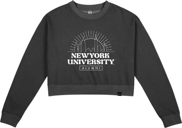 New York University Women s Alumni Cropped Crew New York University