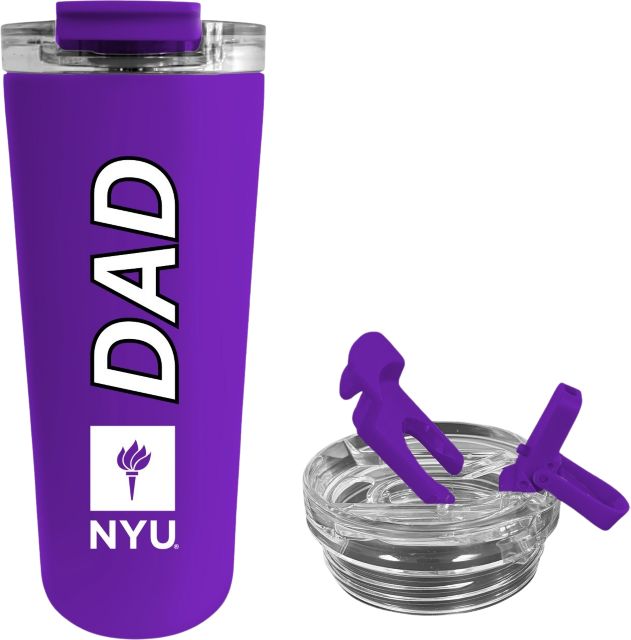 New York University Dad 18 oz. Soft Touch Tumbler